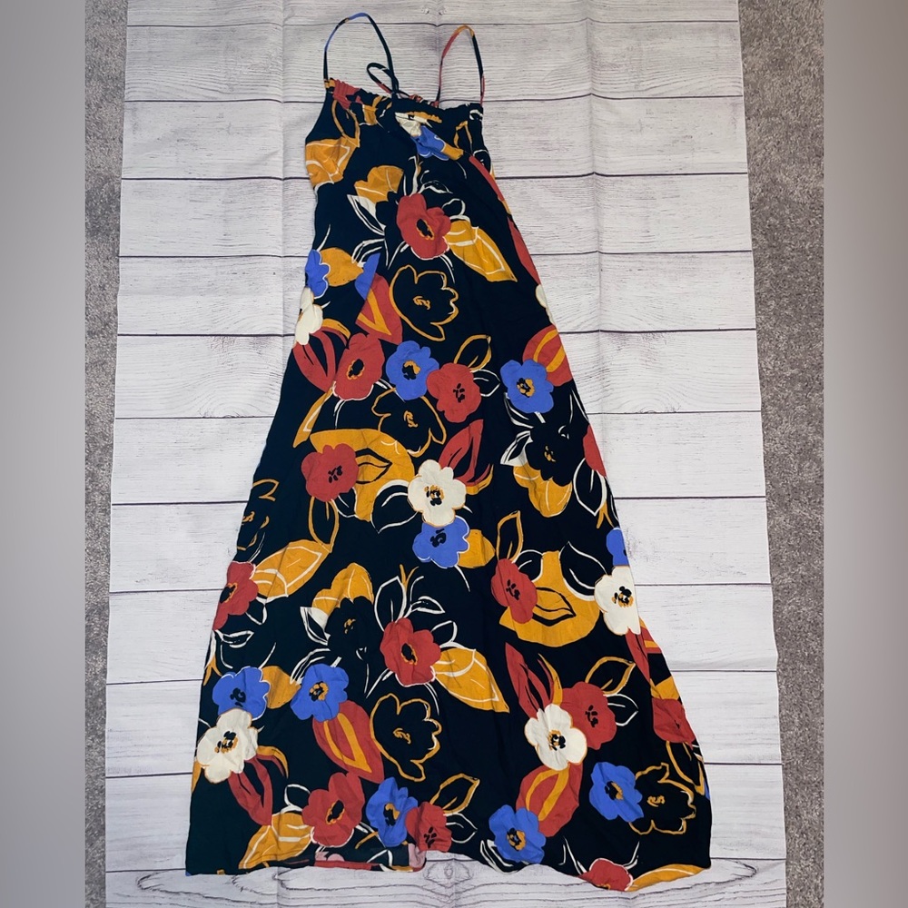 Women's Lush Black Floral Dress - Picture 1 of 6
